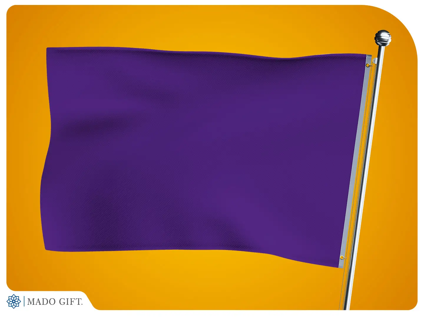 پرچم بنفش در ساحل